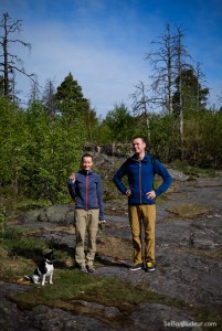 Anna et Greg, warmshower d'Helsinki