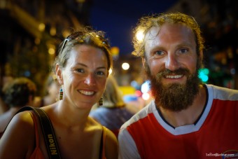 Alice et Benoit, voyageur en vélo couché :)