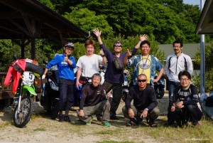 ... mes amis motards-pêcheurs !