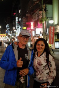 Hip et Chafiha, à Hiroshima